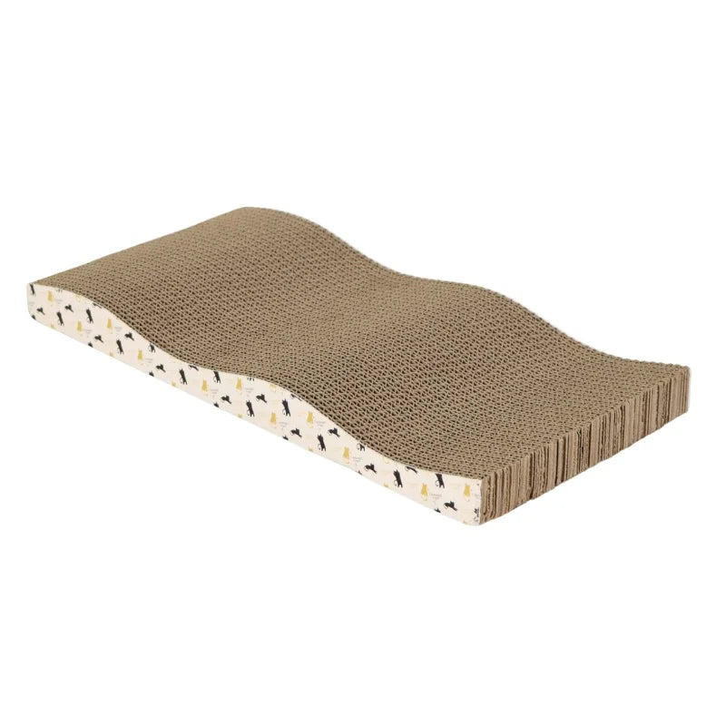 Cat Scratchers Lounge Cardboard Cat Scratching Board Pads Durable Corrugated Paper Grind Claws Pets Sofa Kittens Cat Accessories