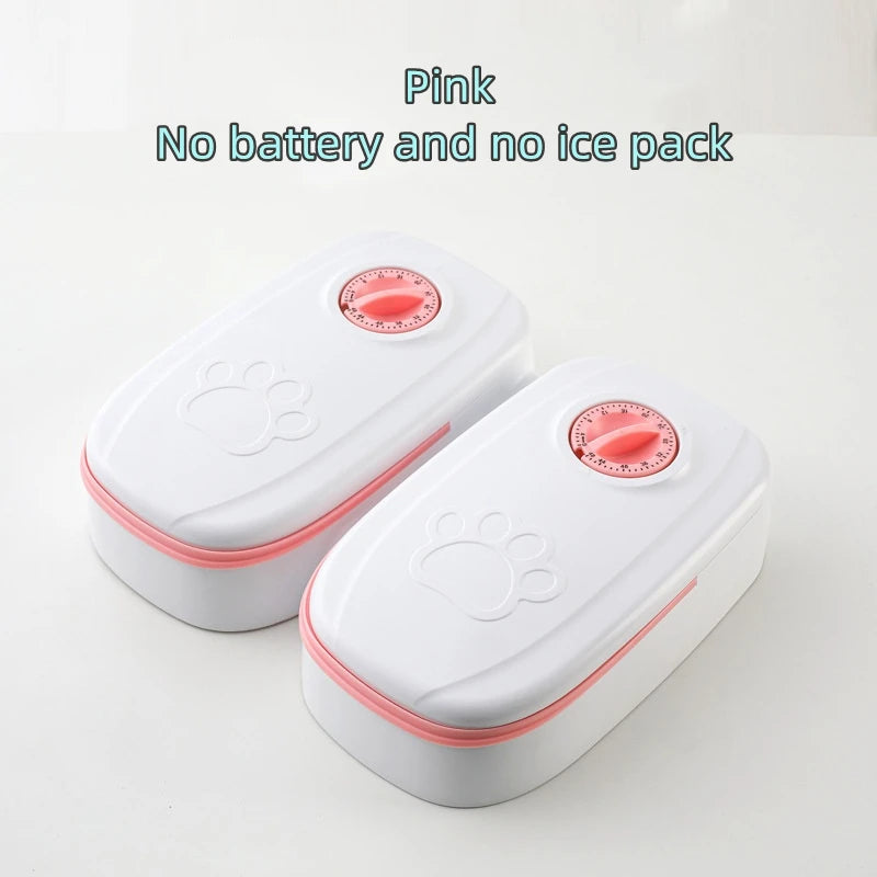 Automatic Cat Feeder, 48-Hour Timed Cat Food Dispenser, Pet Feeder, Automatic Feeder Suitable for All Household Pets