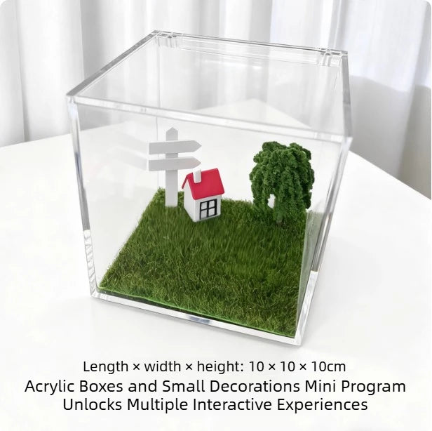 Pet Memorial Holographic Ornament, DIY Hologram Digital Photo House Decor, High Light‑Transmission Commemorative Pet Keepsake