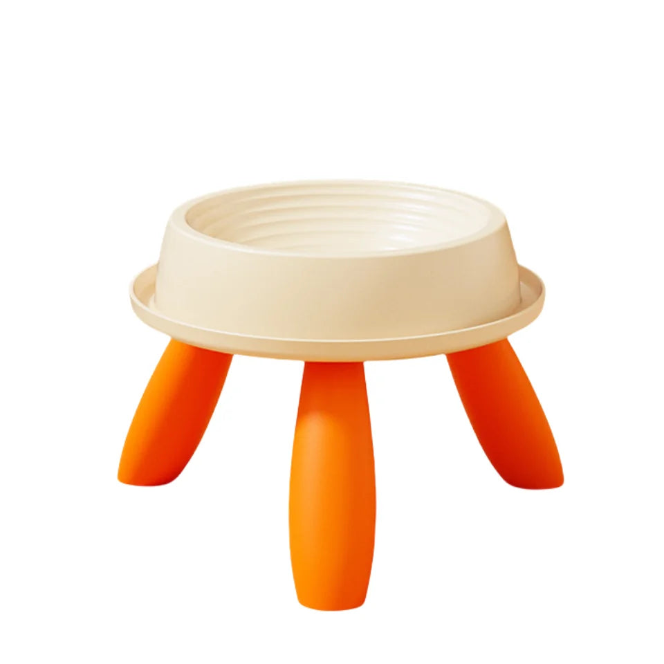 Raised Pet Feeder – Anti-Slip Ergonomic Bowl with Weighted Base & Spill-Proof Design for Cat/Dog Food Bowl