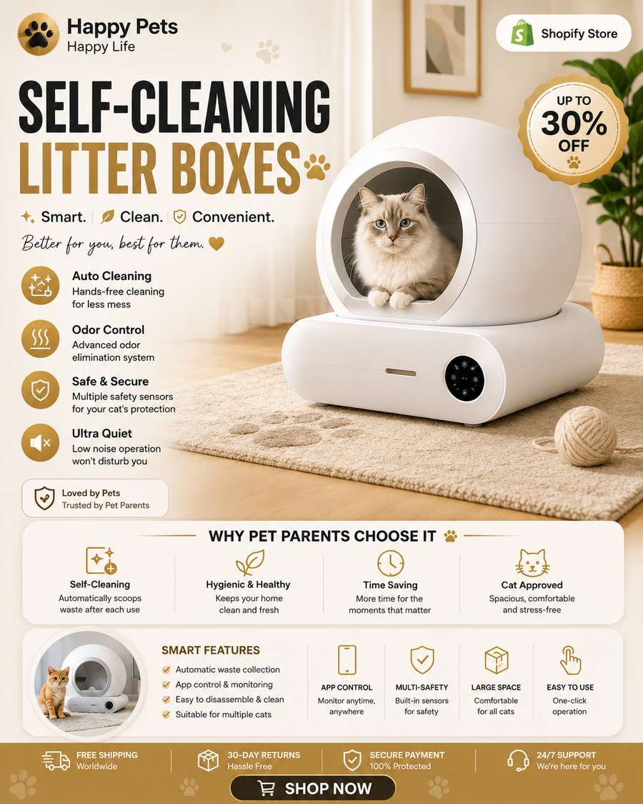 🧼 Self-Cleaning, Litter Boxes ⭐