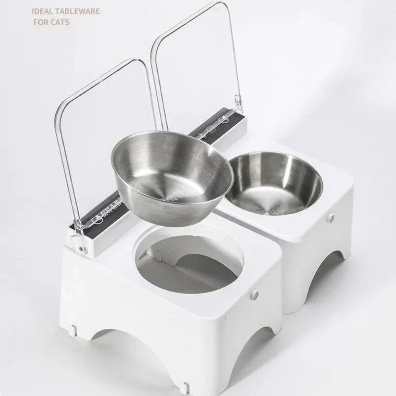 Smart Cat Bowl Pet Feeder Bowl Cat Dog Food Feeder Infrared Sensor Auto Open Cover Smart Feeder Anti-mouse Cat Food Dispenser
