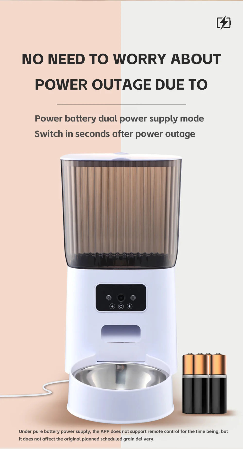 5L Smart WiFi APP Camera Automatic Pet Feeder Cat Food Dispenser Video Smart Feeder For Cats Dogs Pet Dry Food Bowl