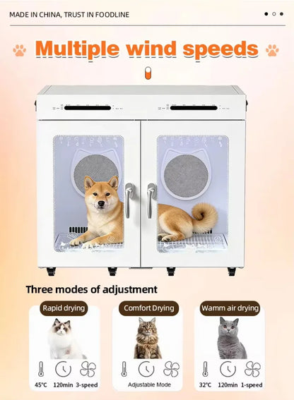 Pet Dryer Machine  Perfect for After-Bath Grooming, Travel and Daily Care Routine,Suitable for Use After Bathing Pets.