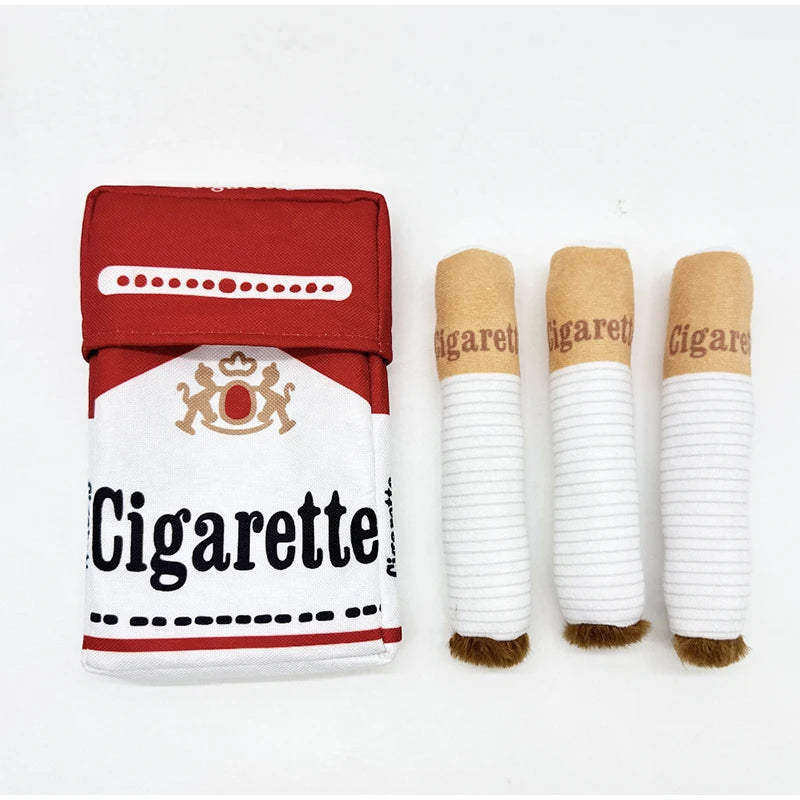 Dog Toy Funny Interactive Plush Dog Toys Creatives Cigarette Design Giggling Chewing Toys For Dog The Perfect Pet Gift