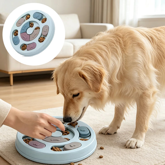 Pet Dog Cat Feeder Educational Toy Food Dispenser Interactive Feeding Slow Equipment Small Bowls Puppy Accessories