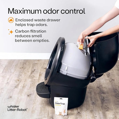 Large Automatic Self-Cleaning Cat Litter Box Supply Bundle, With OdorTrap Refills & Multi Accessories, Custom
