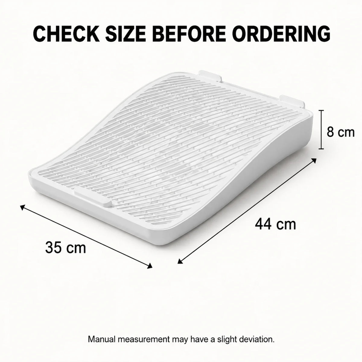 Cat Litter Box Mat Anti Tracking Litter Trap Step Large Grid Footboard Ramp for Kitten Pet Toilet Entrance