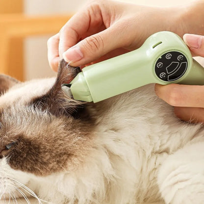 Rechargeable Pet Nail Grinder Detachable Quiet Operation Pet Grooming Tool Portable ABS Electric Hair Trimmer Travel Use