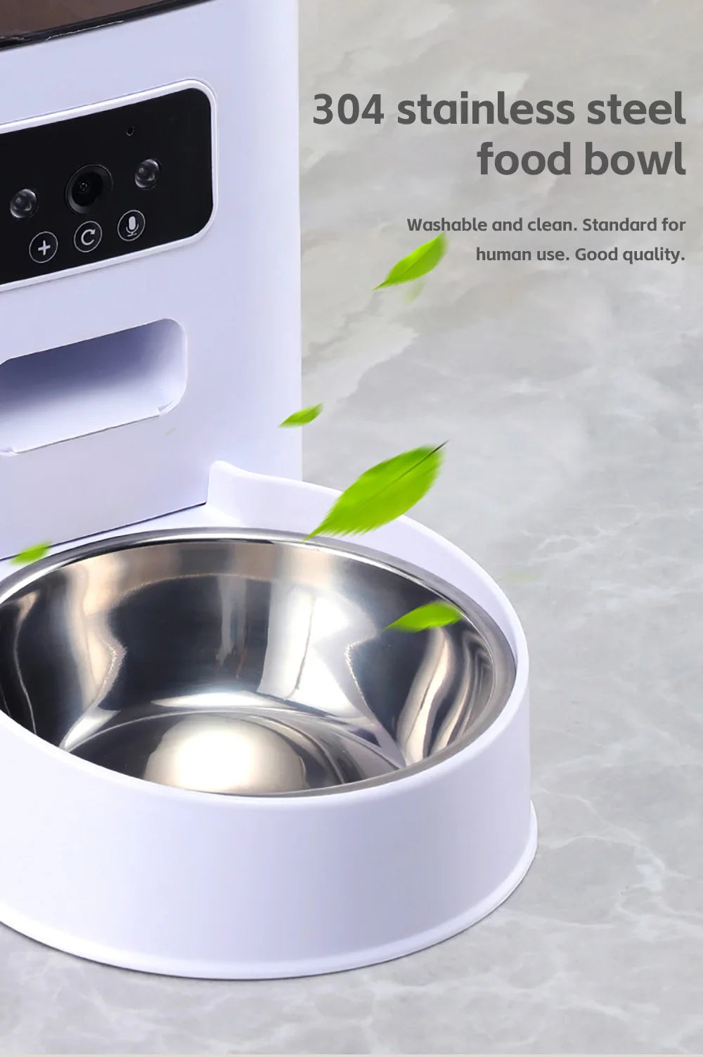 5L Smart WiFi APP Camera Automatic Pet Feeder Cat Food Dispenser Video Smart Feeder For Cats Dogs Pet Dry Food Bowl