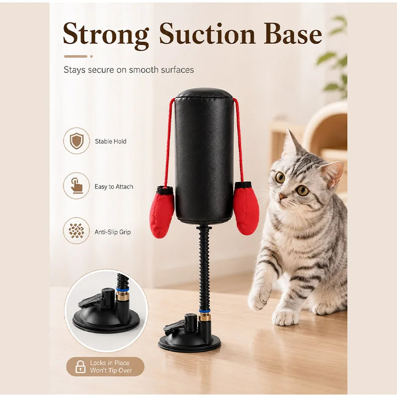 New Cat Boxing Toy Multifunctional Cat Entertainment Game For Boxing And Self-relaxation Interactive Cat Toy Fun And Relaxation