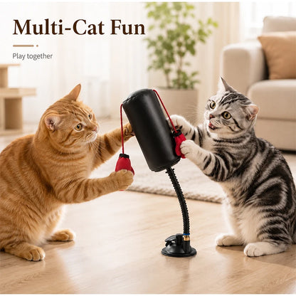 New Cat Boxing Toy Multifunctional Cat Entertainment Game For Boxing And Self-relaxation Interactive Cat Toy Fun And Relaxation