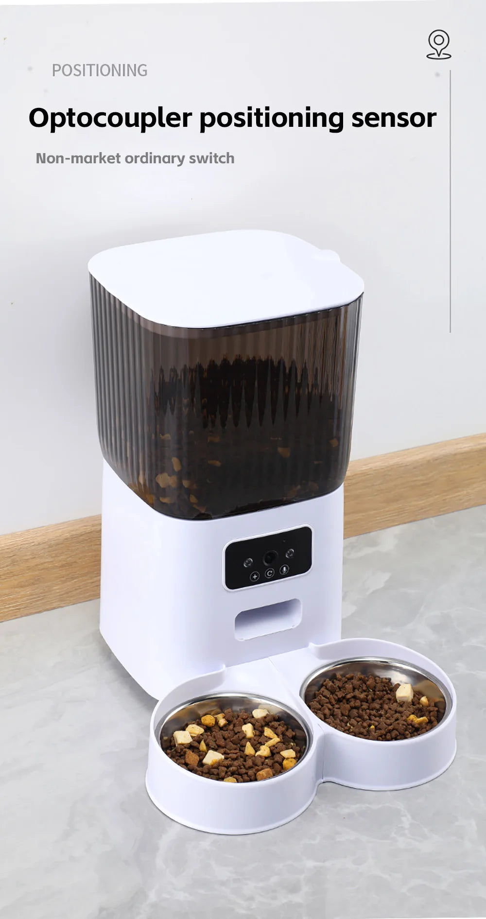 5L Smart WiFi APP Camera Automatic Pet Feeder Cat Food Dispenser Video Smart Feeder For Cats Dogs Pet Dry Food Bowl