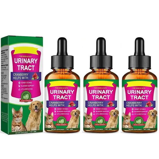 3pcs Pet Care Drops Ease Pain Discomfort In Cats And Dogs General Mild Pet Care Solution Promote Overall Urinary Tract Health