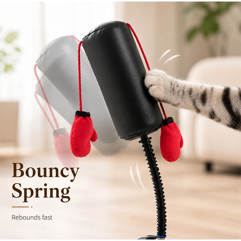 New Cat Boxing Toy Multifunctional Cat Entertainment Game For Boxing And Self-relaxation Interactive Cat Toy Fun And Relaxation