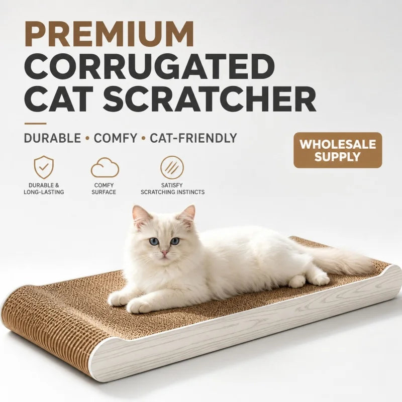 Cat Scratchers Lounge Cardboard Cat Scratching Board Pads Durable Corrugated Paper Grind Claws Pets Sofa Kittens Cat Accessories