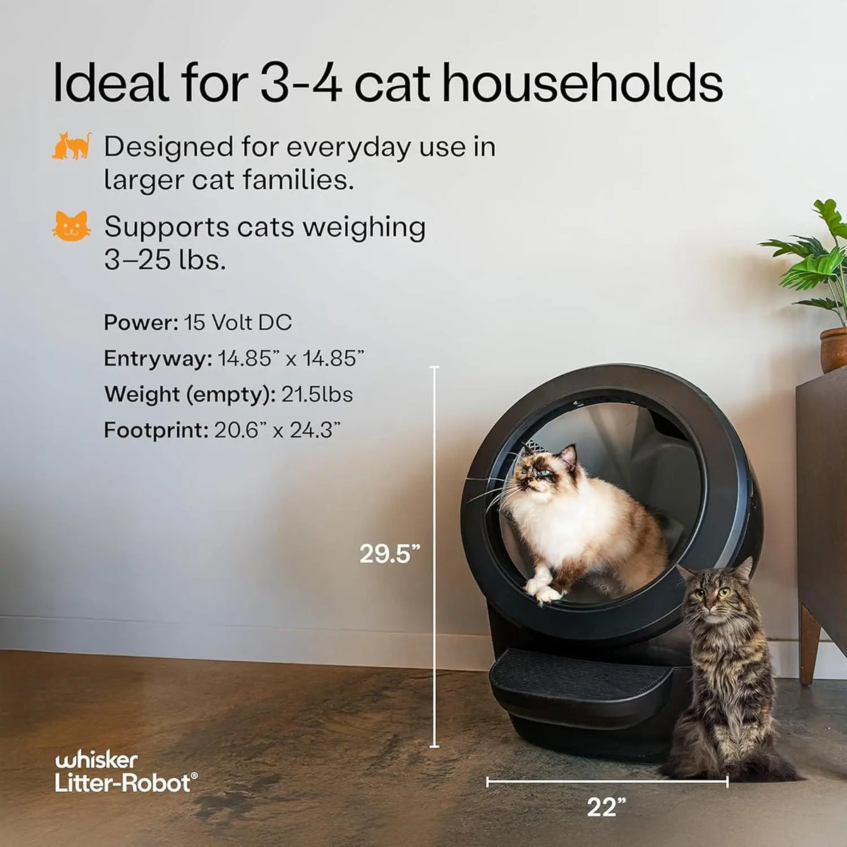 Large Automatic Self-Cleaning Cat Litter Box Supply Bundle, With OdorTrap Refills & Multi Accessories, Custom