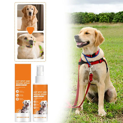 100ml Pet Skin Care Spray Promotes Skin Repair Soothes Irritation Maintains Healthy Skin Portable Pet Cleansing Spray