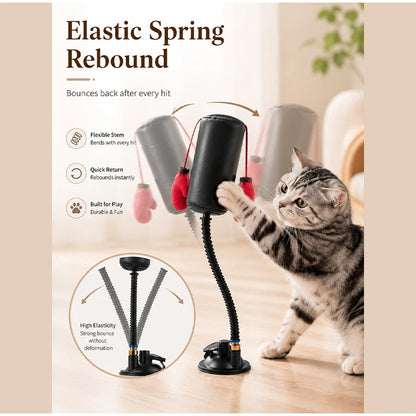 New Cat Boxing Toy Multifunctional Cat Entertainment Game For Boxing And Self-relaxation Interactive Cat Toy Fun And Relaxation