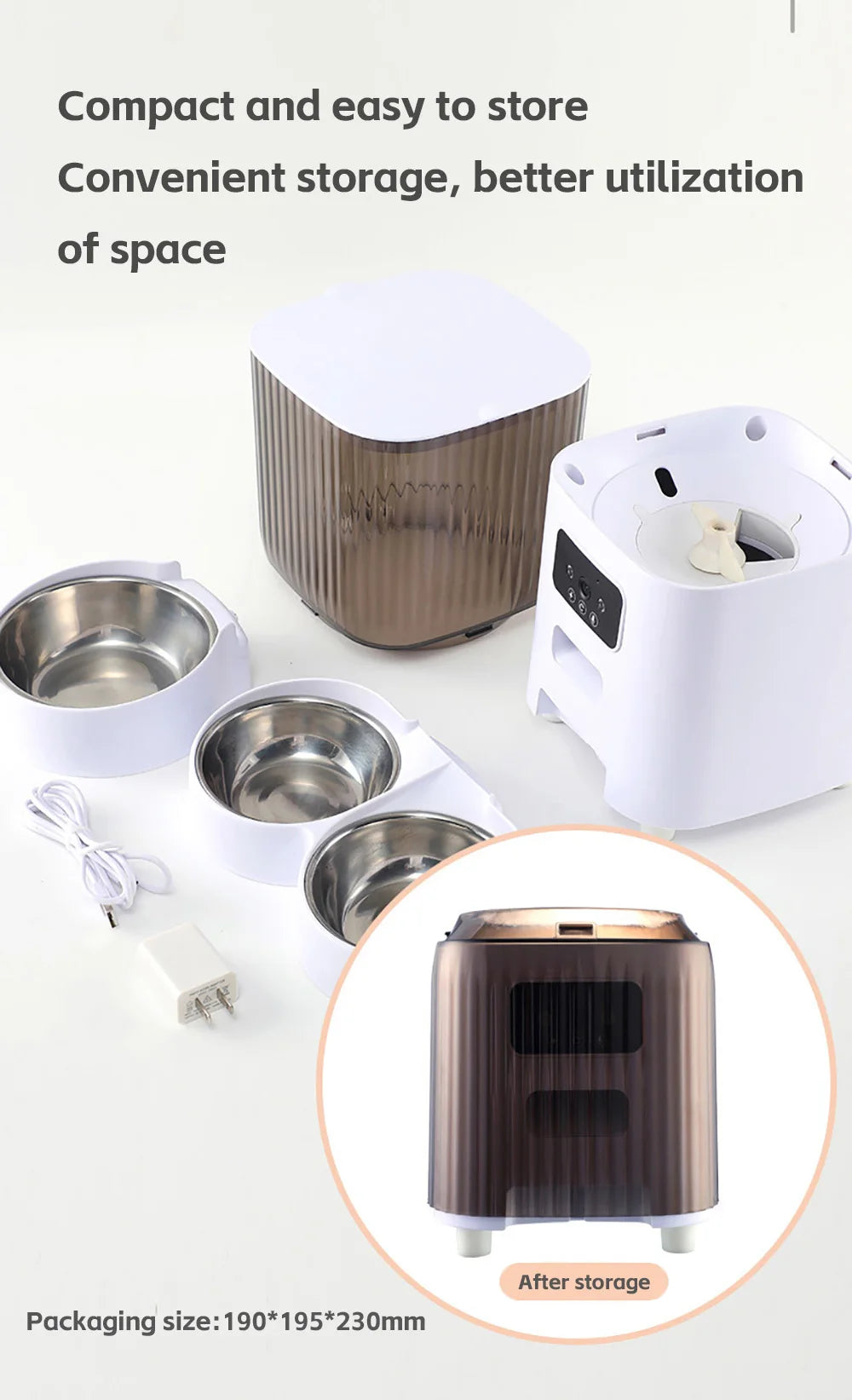 5L Smart WiFi APP Camera Automatic Pet Feeder Cat Food Dispenser Video Smart Feeder For Cats Dogs Pet Dry Food Bowl