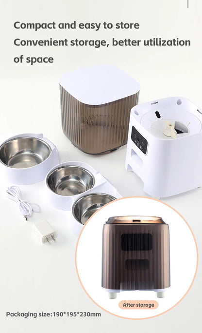 5L Smart WiFi APP Camera Automatic Pet Feeder Cat Food Dispenser Video Smart Feeder For Cats Dogs Pet Dry Food Bowl