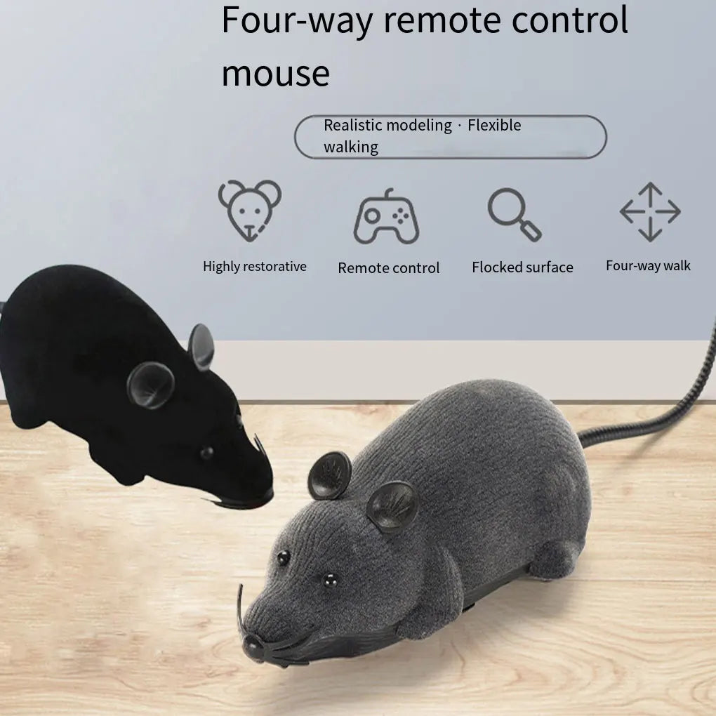 Electronic Cat Toy Convenient And Portable Interactive Play For Pets Realistic Appearance RC Cat Toy