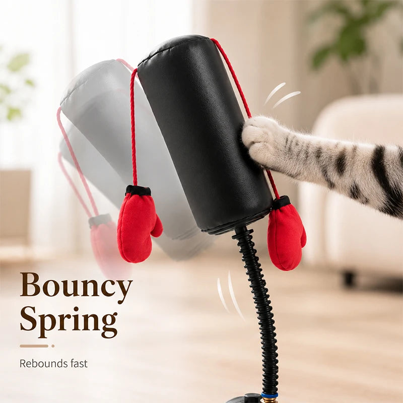 New Cat Boxing Toy Multifunctional Cat Entertainment Game For Boxing And Self-relaxation Interactive Cat Toy Fun And Relaxation