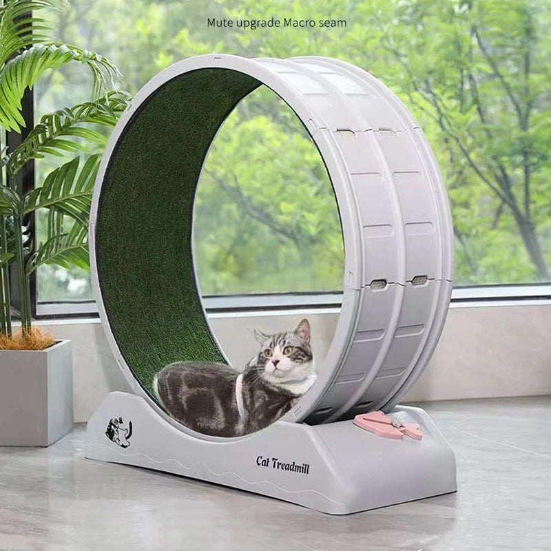 Cat Toys Silent Treadmill Wear-Resistant 0 Formaldehyde Cat Fitness Treadmill Wheels Sustainable Cat Play Cat Accessories