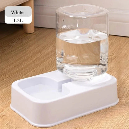 Automatic Portion-Controlled Pet Feeder with Integrated Water Dispenser for Cats and Dogs, Battery-Free Operation