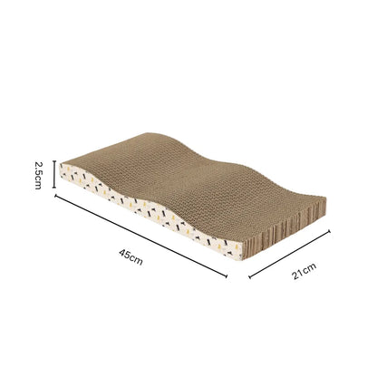 Cat Scratchers Lounge Cardboard Cat Scratching Board Pads Durable Corrugated Paper Grind Claws Pets Sofa Kittens Cat Accessories