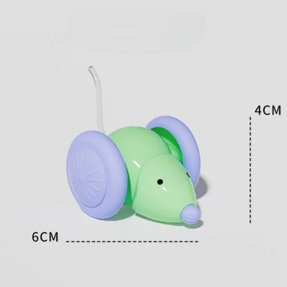 Cat Teasing Electric Toy Simulated Mouse Interaction Chasing Playing Kitten Toy Funny Chew-resistant Puzzle Cat Toy