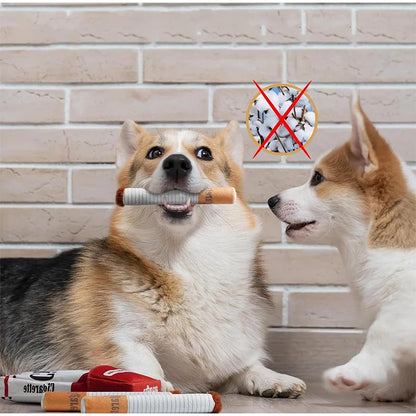 Dog Toy Funny Interactive Plush Dog Toys Creatives Cigarette Design Giggling Chewing Toys For Dog The Perfect Pet Gift