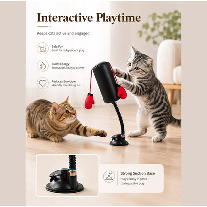 New Cat Boxing Toy Multifunctional Cat Entertainment Game For Boxing And Self-relaxation Interactive Cat Toy Fun And Relaxation