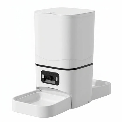 6L Large Capacity Cat Smart Pet Feeder Wi-Fi & Camera Controlled Feeder 2 Million Pixel Automatic Dog & Cat Food Dispenser