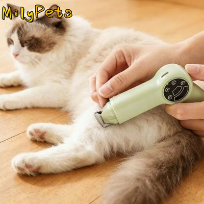 Rechargeable Pet Nail Grinder Detachable Quiet Operation Pet Grooming Tool Portable ABS Electric Hair Trimmer Travel Use