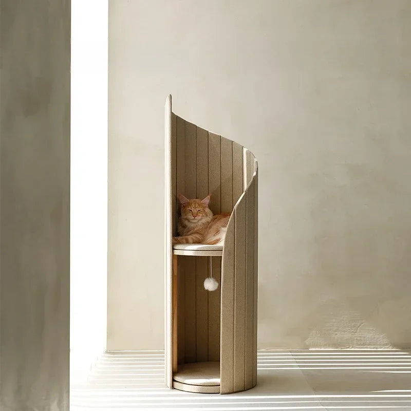 Cat Tree House Cat Climbing Frame All-season Cat House Mat Beds Pet Furniture Pet Supplies Pet Jumping Platform Bunk Beds